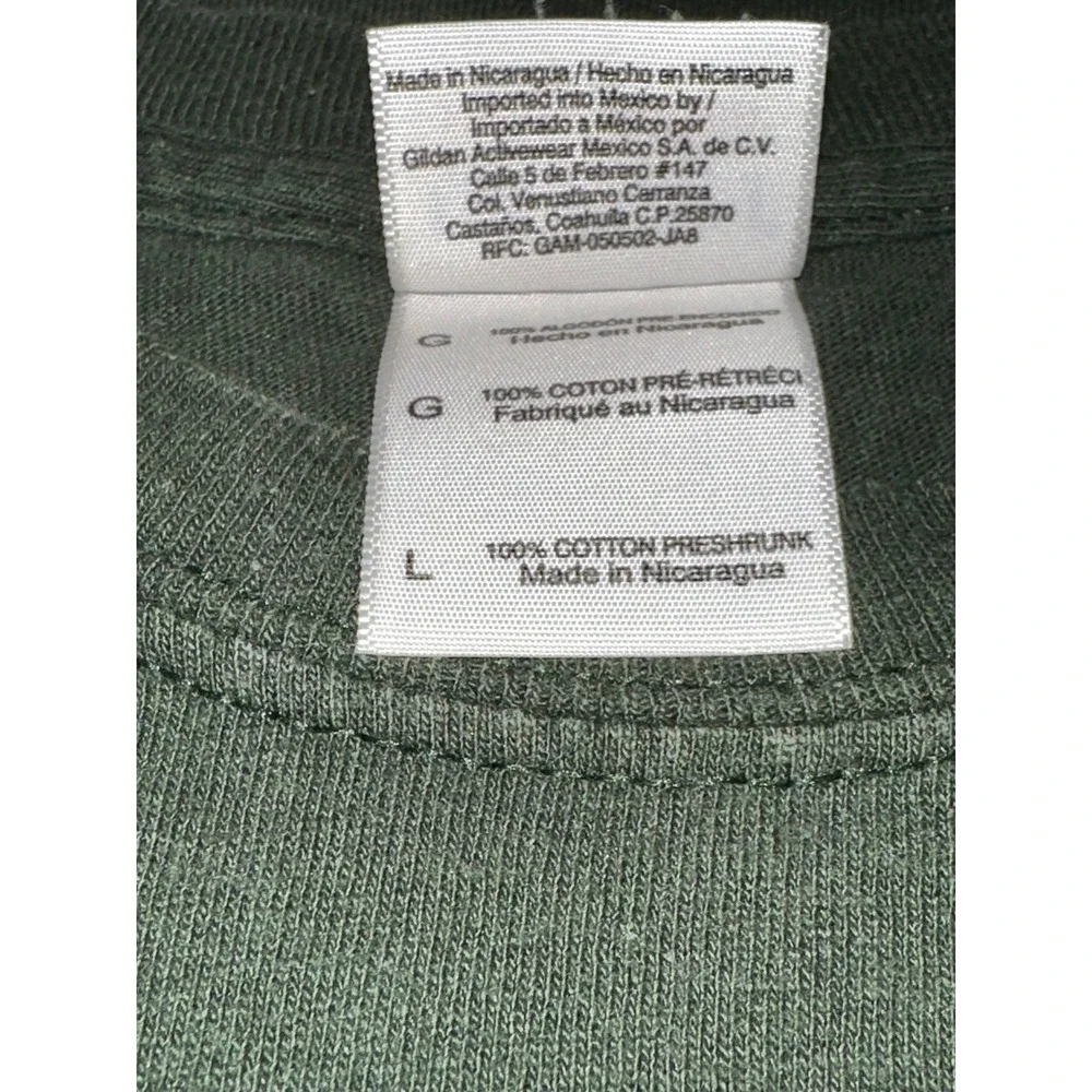 Baylor University T Shirt Mens L Green Bear‎ College Graphic Tee
